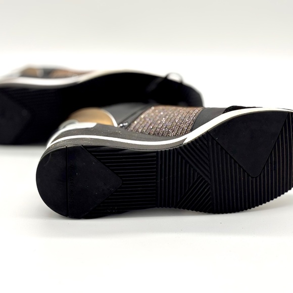 Michael Kors Georgie Chain-Mesh and Leather Trainer Size 8 - Picture 7 of 8